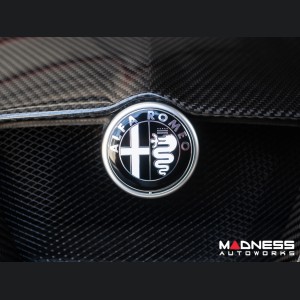 Alfa Romeo Emblem Covers - Front + Back Set - V1 - 74mm